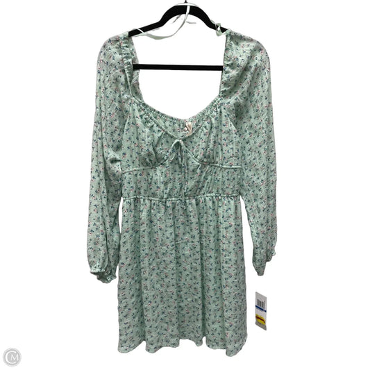 Dress Casual Short By Clothes Mentor In Floral Print, Size: Xl