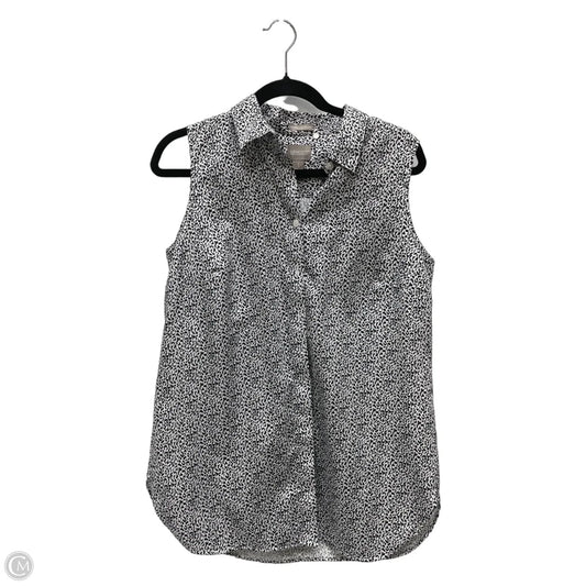 Top Sleeveless By Chicos In Animal Print, Size: M