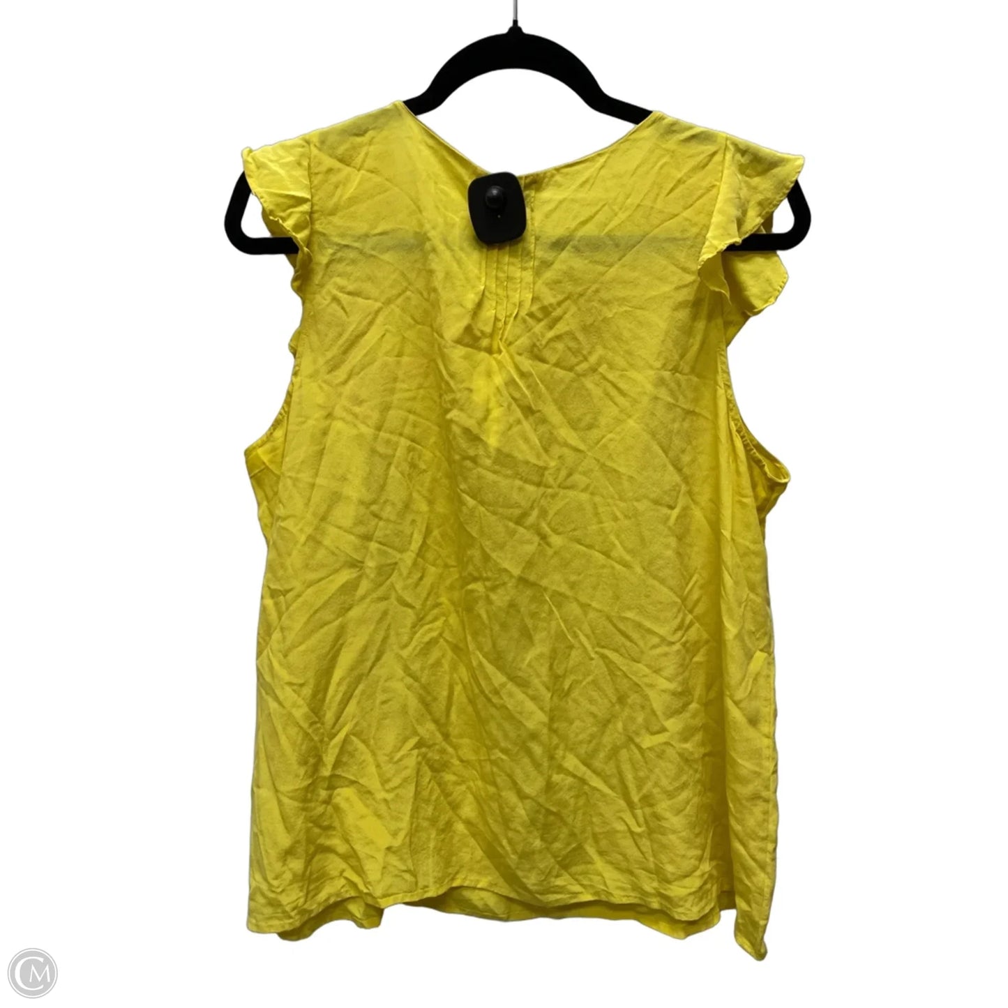 Top Sleeveless By J. Crew In Yellow, Size: L