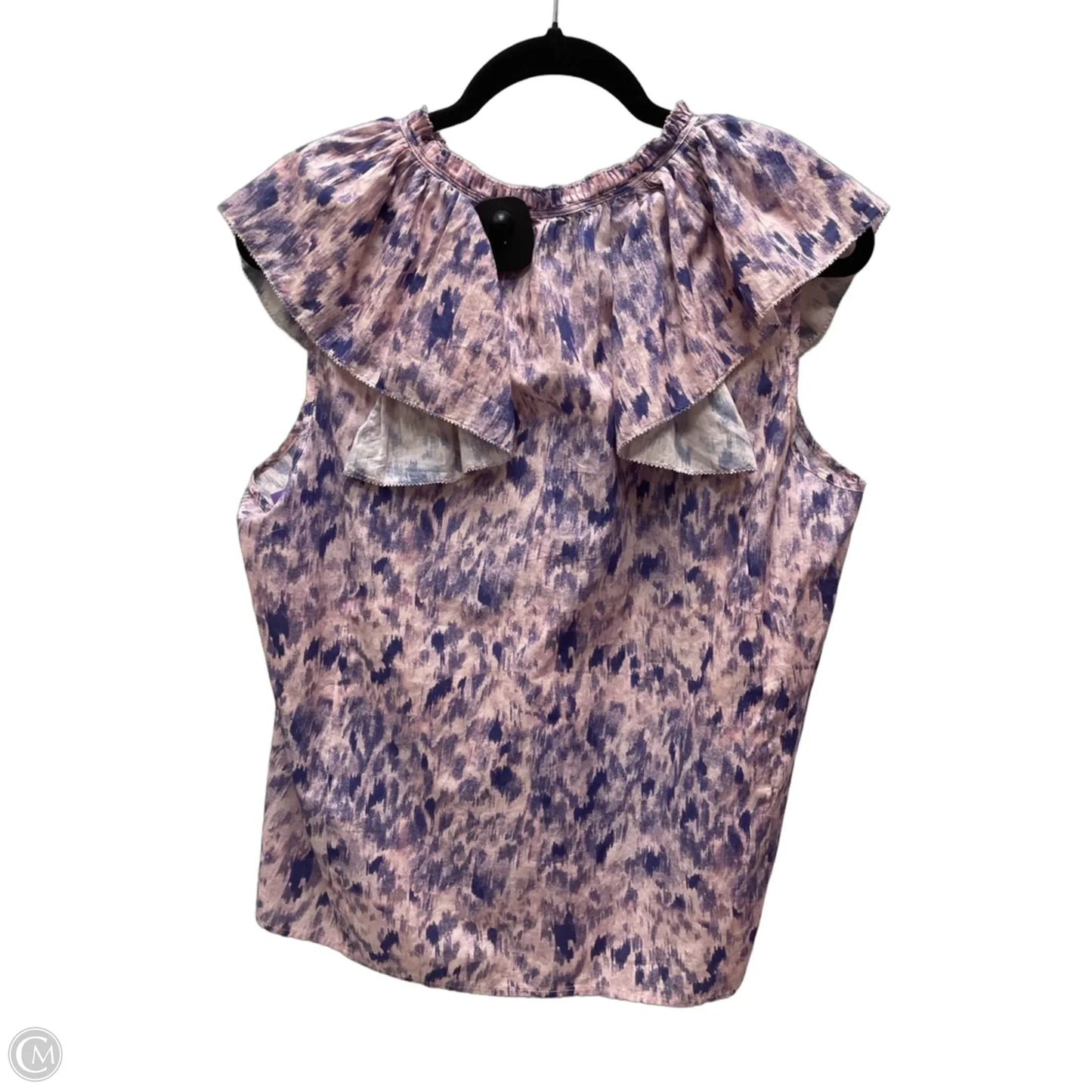 Top Short Sleeve By Rails In Tie Dye Print, Size: L