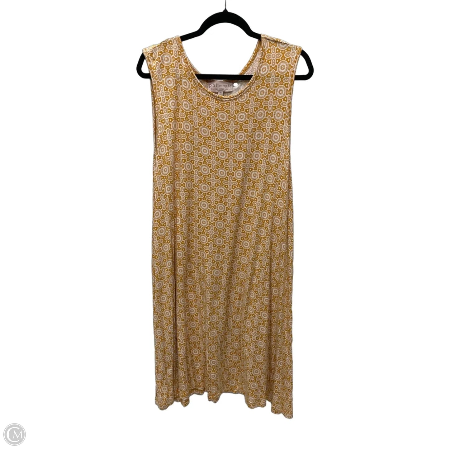 Dress Casual Midi By Philosophy In Geometric Pattern, Size: 3x