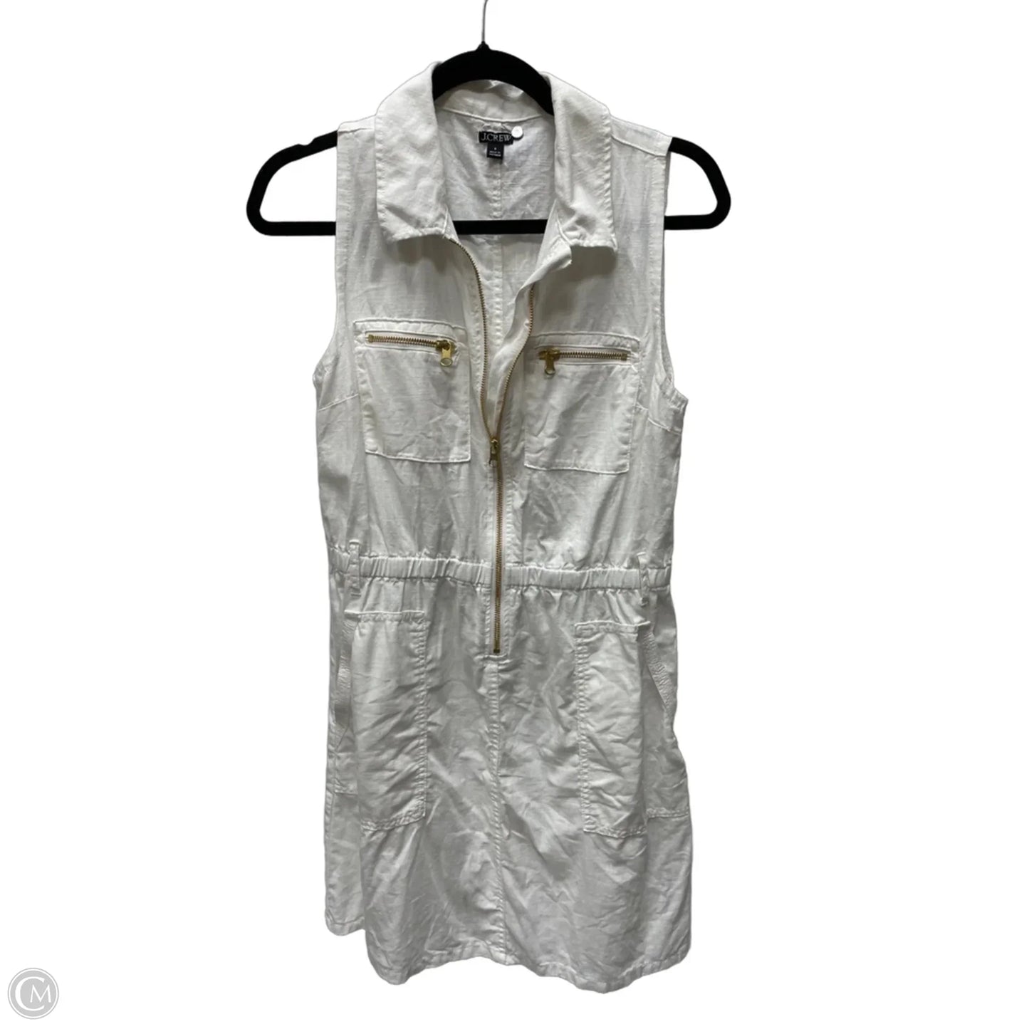 Dress Casual Short By J. Crew In Ivory, Size: M