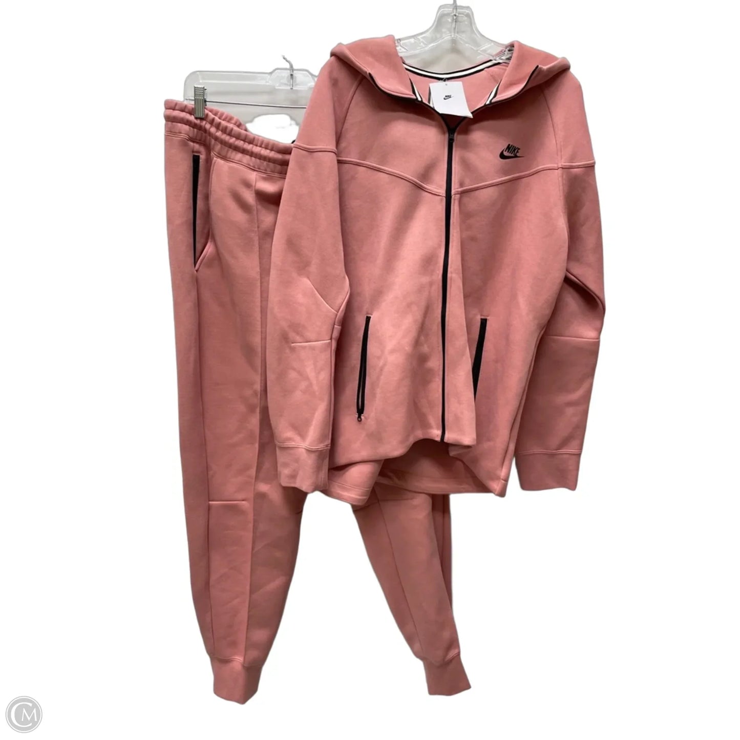 Pants Set 2pc By Nike Apparel In Mauve, Size: Xl