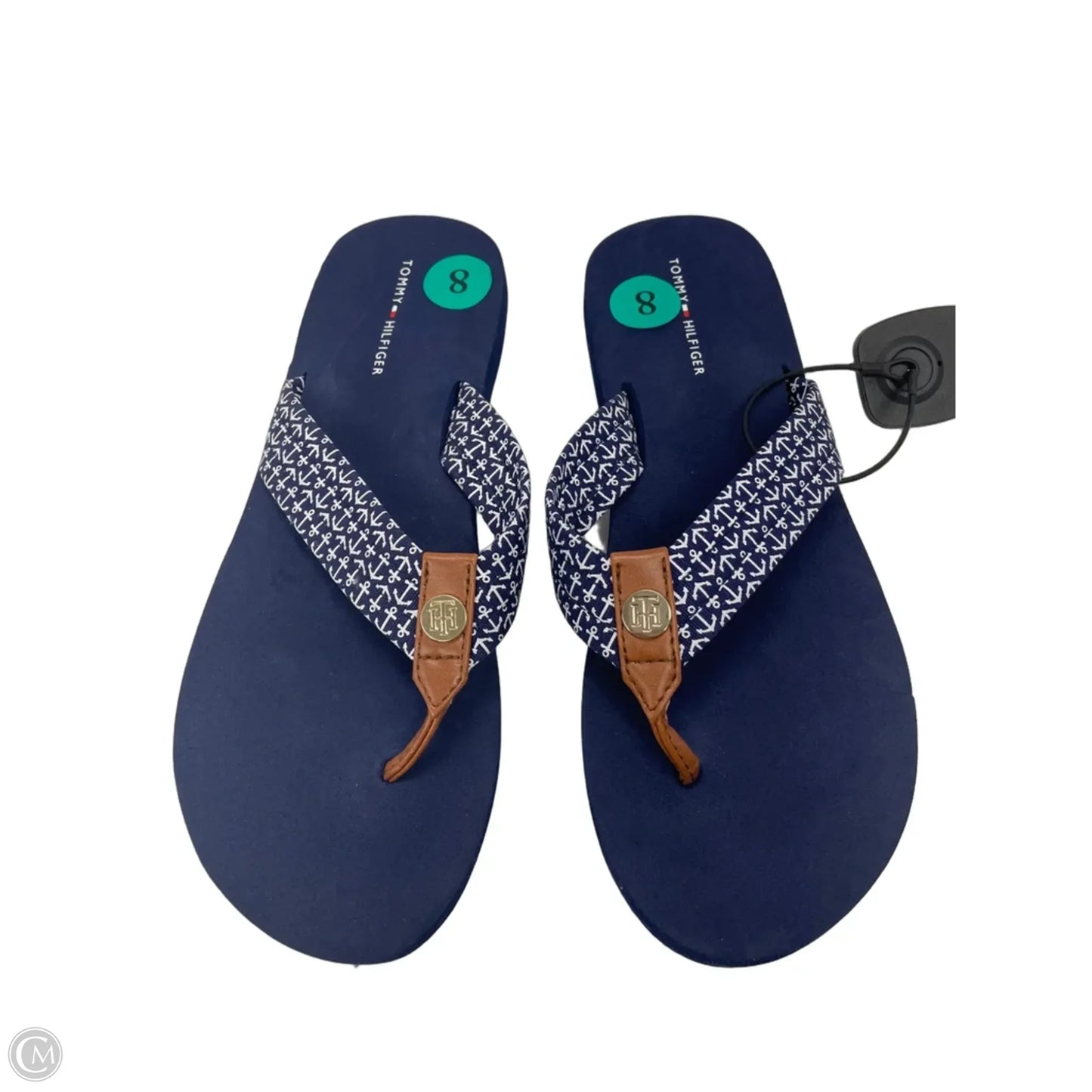 Sandals Flats By Tommy Hilfiger In Geometric Pattern, Size: 8