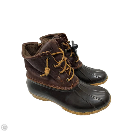 Boots Rain By Sperry In Brown, Size: 6.5