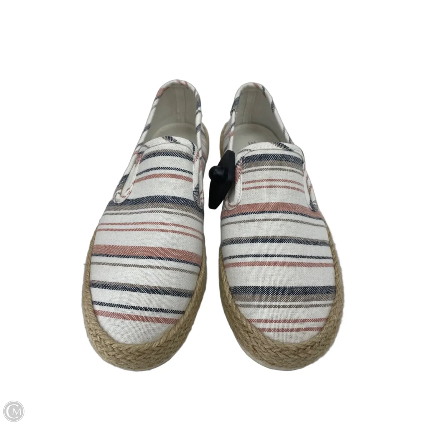 Shoes Flats By Esprit In Striped Pattern, Size: 7