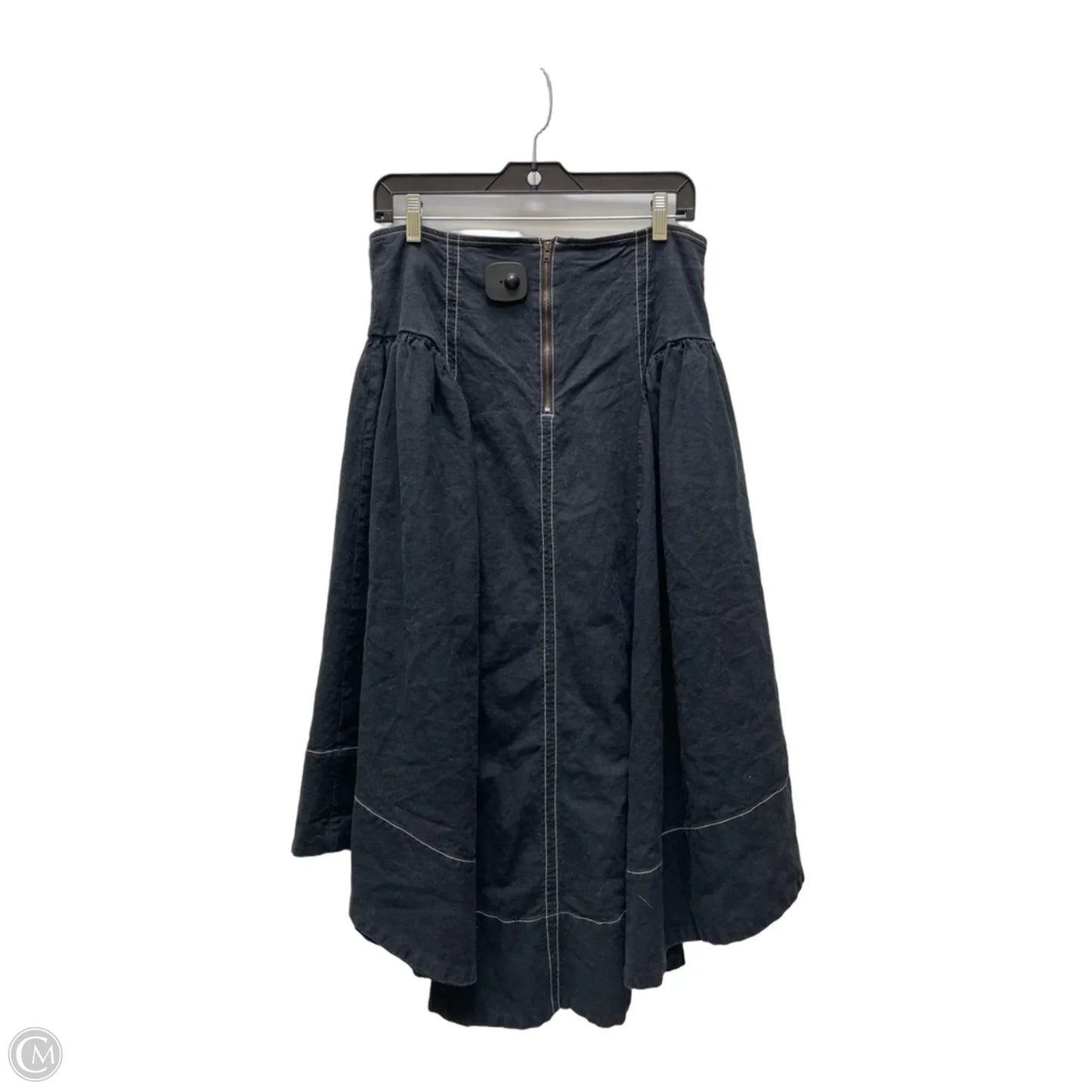 Skirt Midi By Anthropologie In Black & White, Size: 10