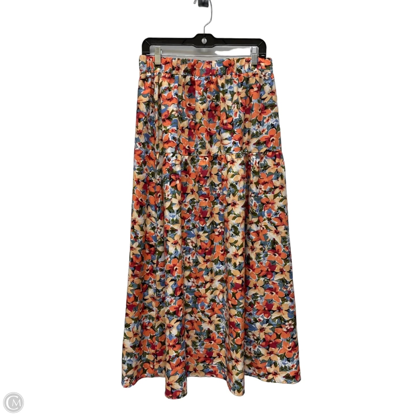 Skirt Maxi By Shein In Floral Print, Size: 16