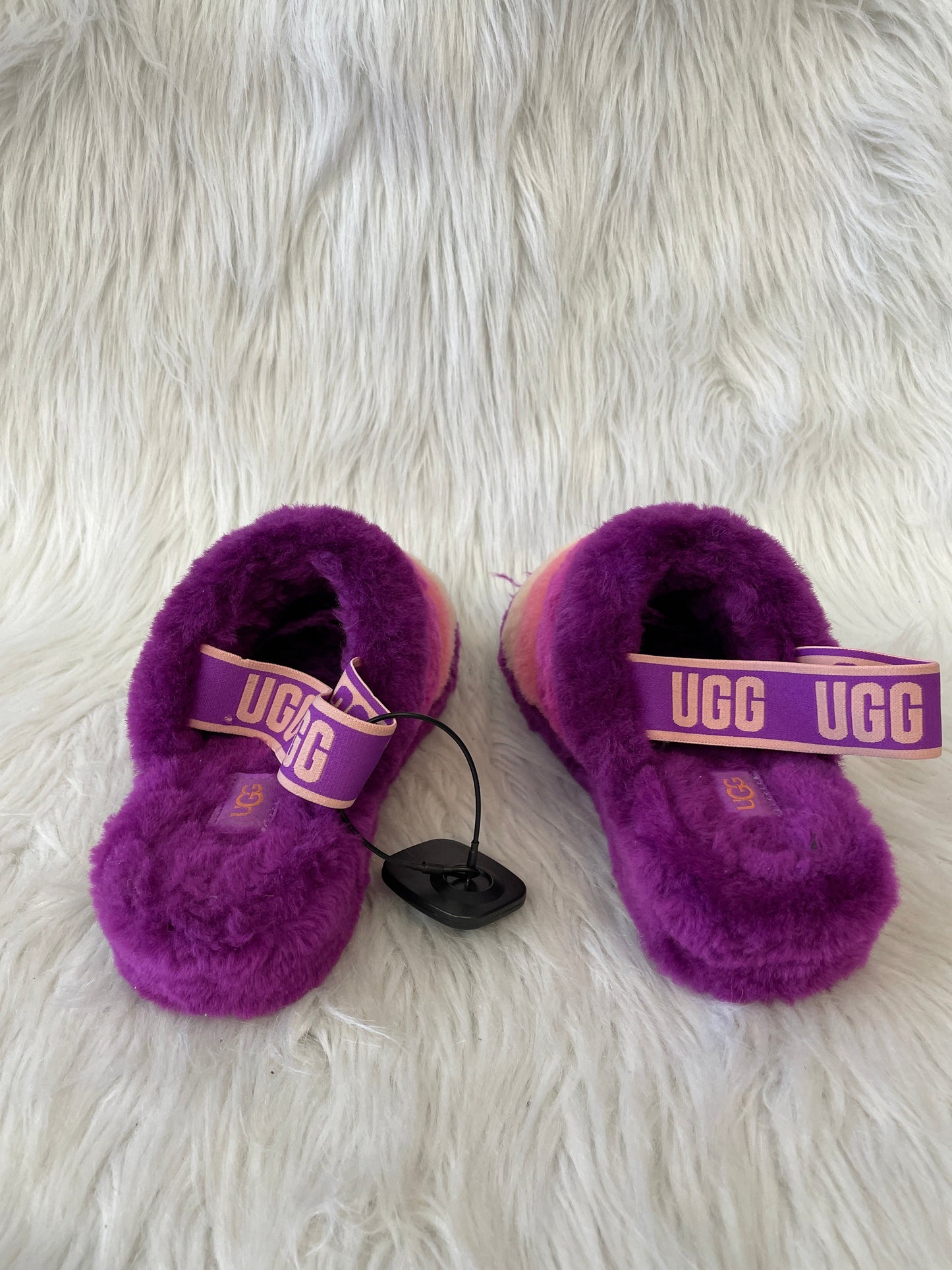Pink & Purple Sandals Designer Ugg, Size 7