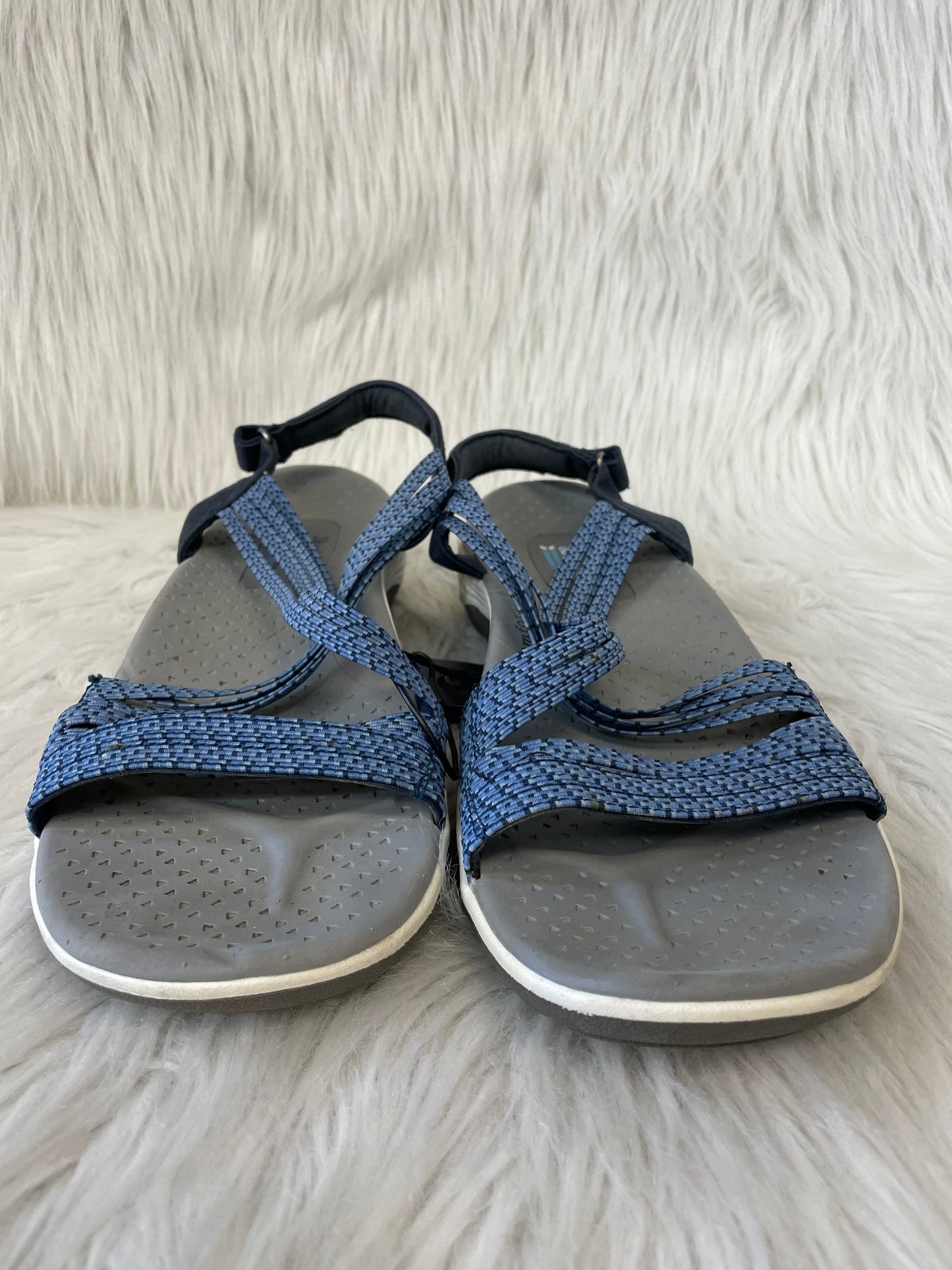 Sandals Sport By Skechers In Blue & Grey, Size: 10