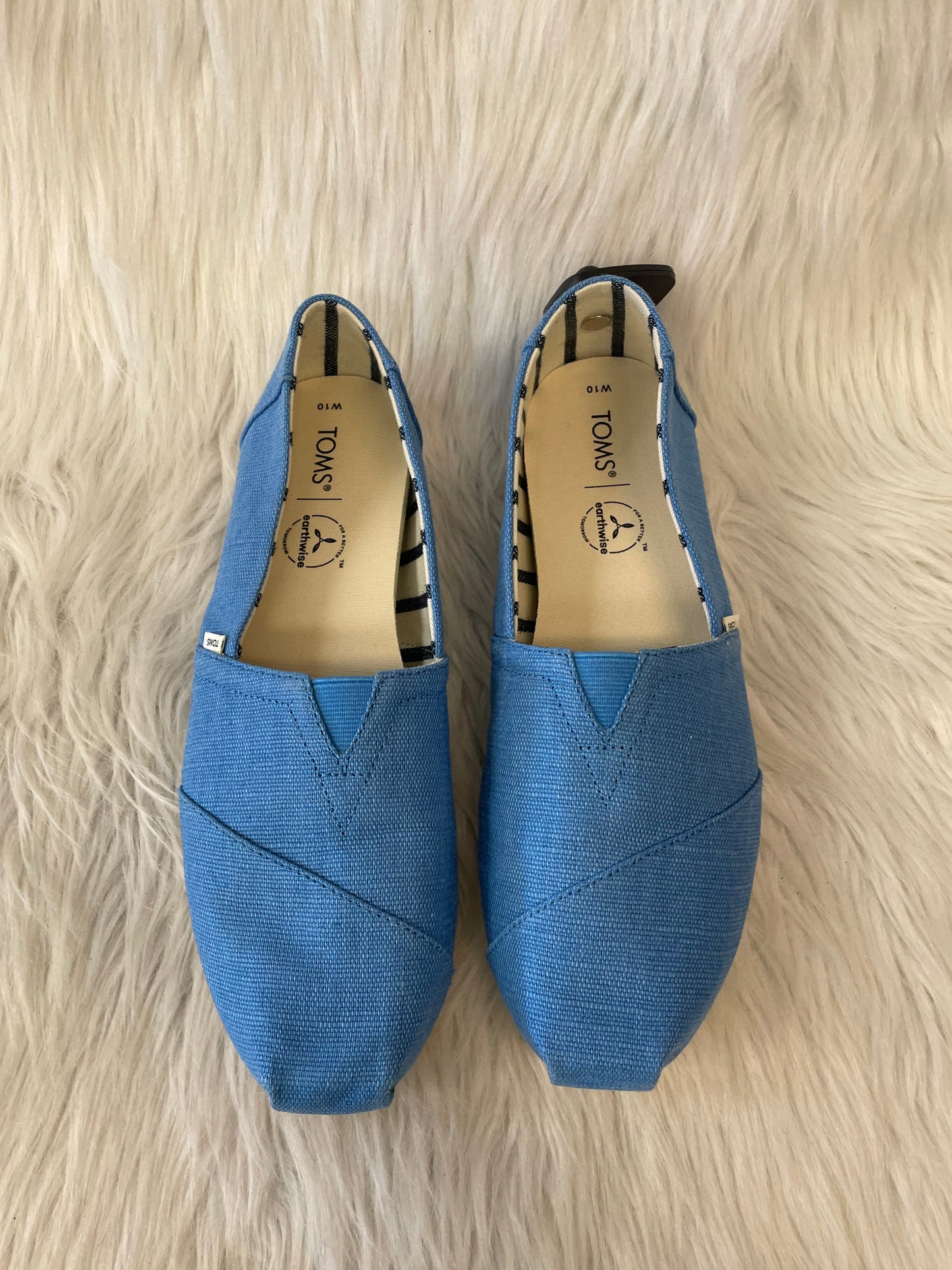 Shoes Flats By Toms In Blue, Size: 10