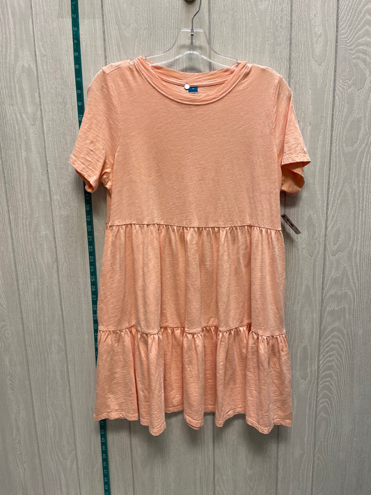 Peach Dress Casual Short Old Navy, Size M