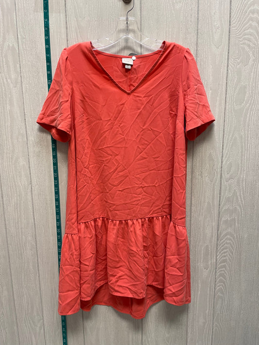 Orange Dress Casual Short A New Day, Size Xs