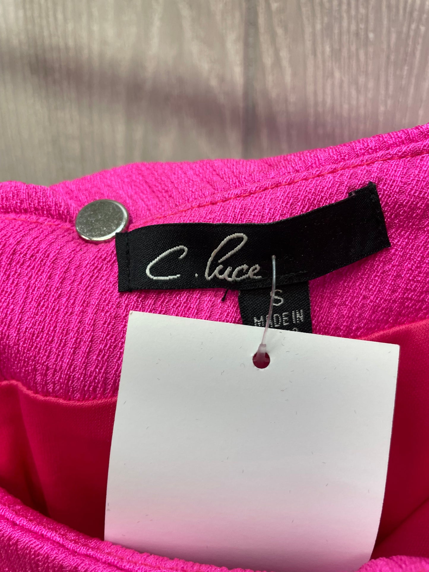 Top Short Sleeve By C LUCE In Pink, Size: S