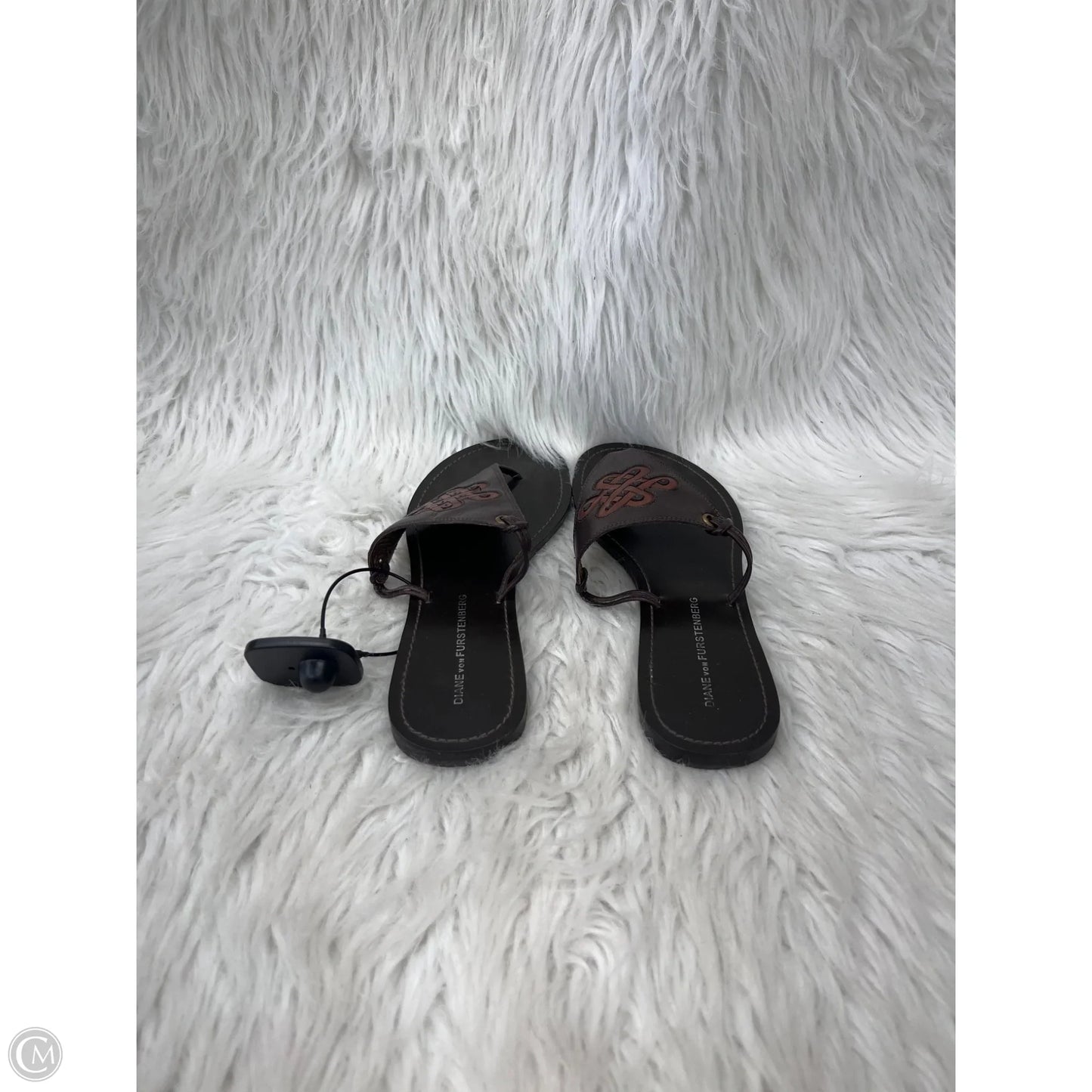 Sandals Designer By Diane Von Furstenberg In Brown, Size: 7.5