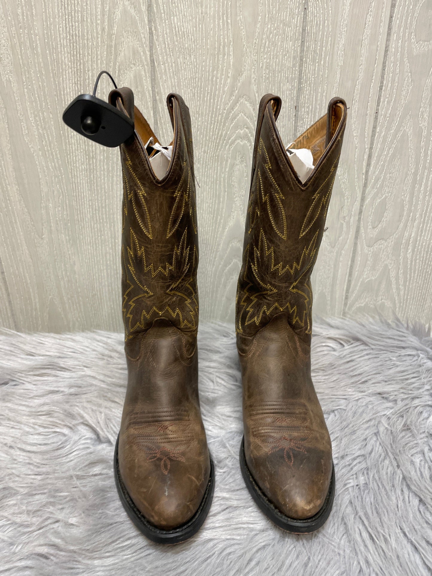 Boots Western By Old West In Brown, Size: 7