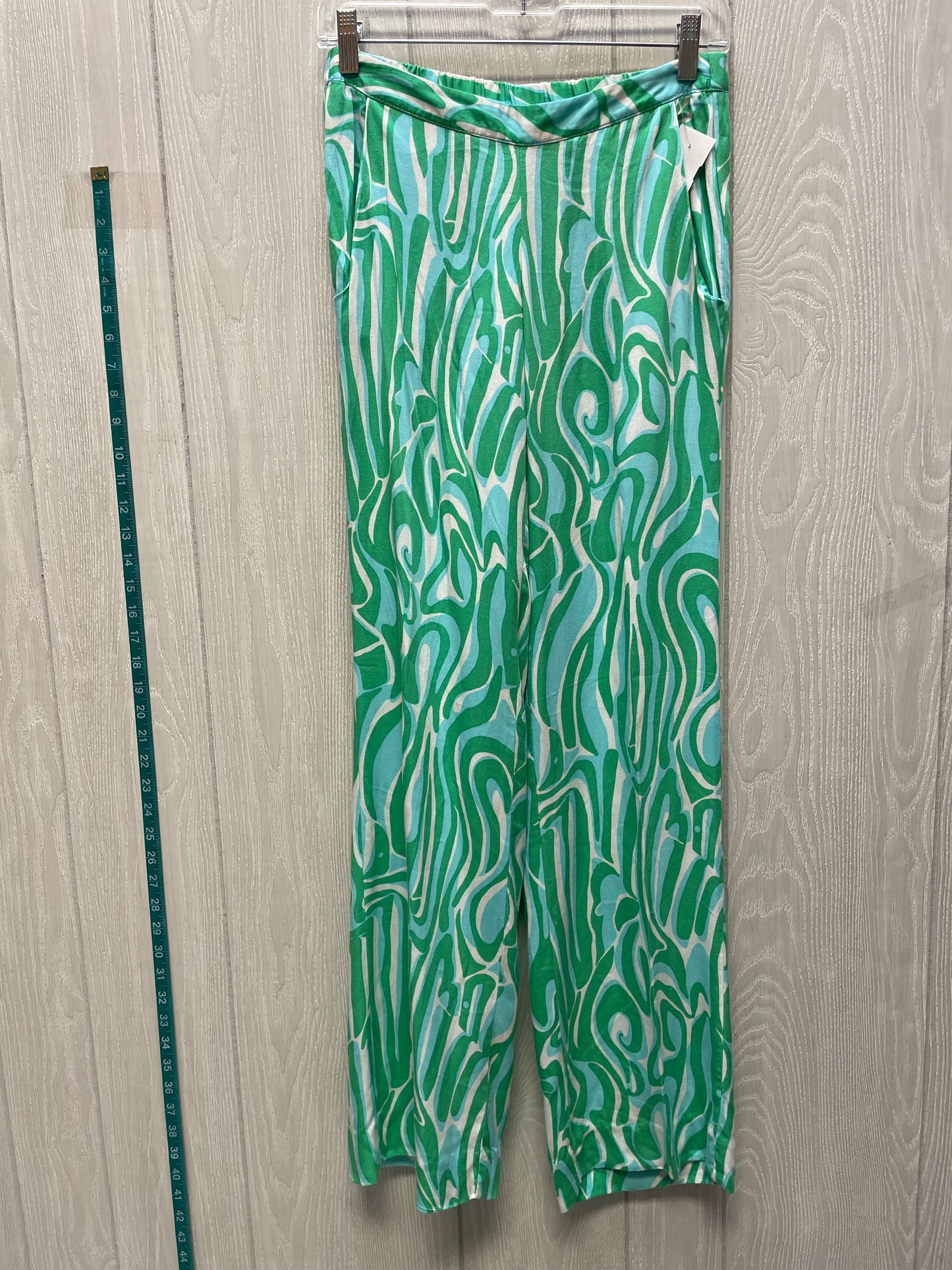 Pants Dress By Lilly Pulitzer In Green & White, Size: Xs