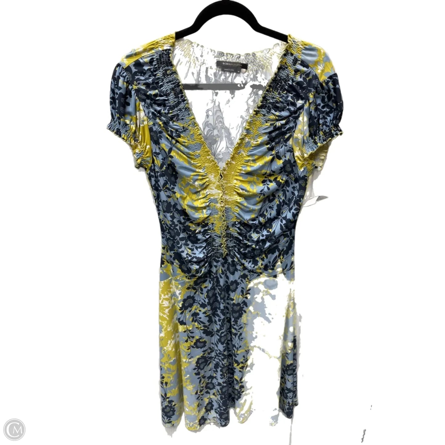 Dress Casual Short By Bcbgmaxazria In Floral Print, Size: M