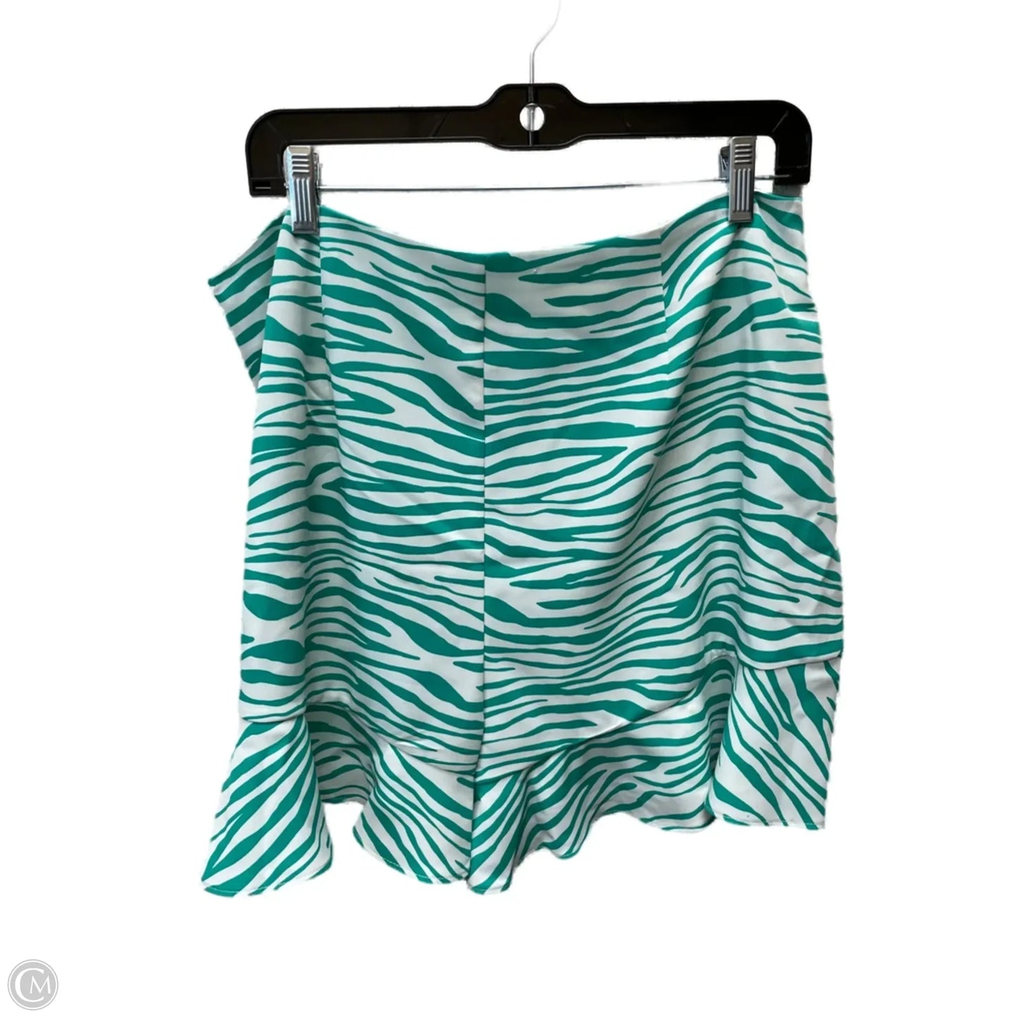 Skort By Bar Iii In Green & White, Size: 14