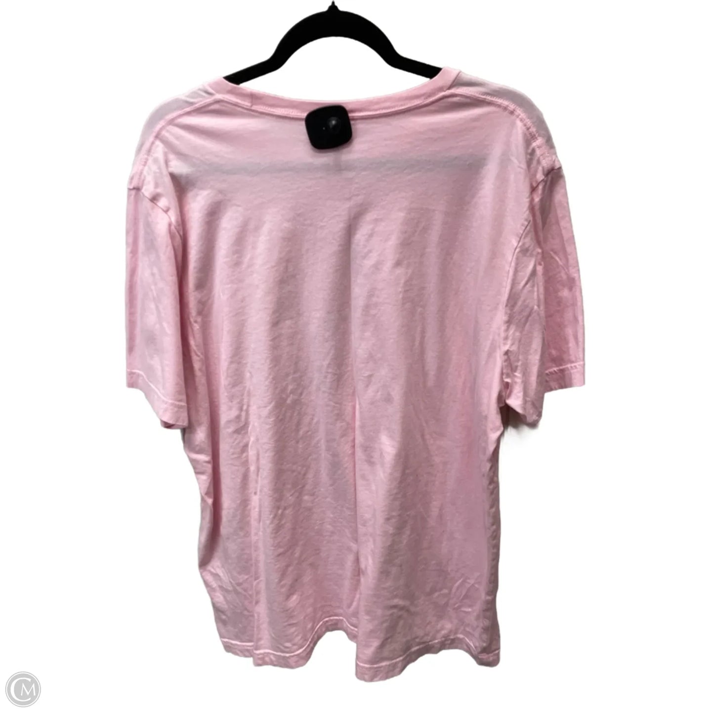 Top Short Sleeve By Bella + Canvas In Pink, Size: 2x