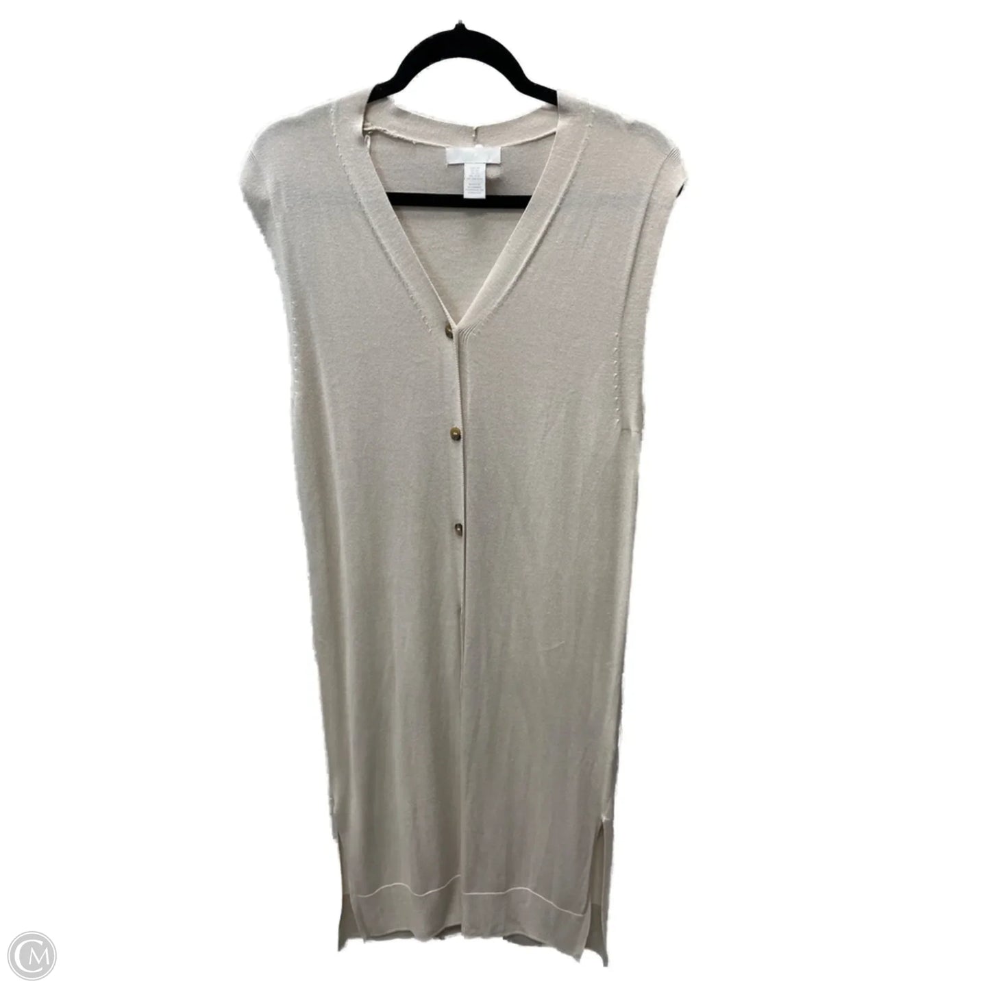 Dress Casual Short By H&m In Cream, Size: Xs