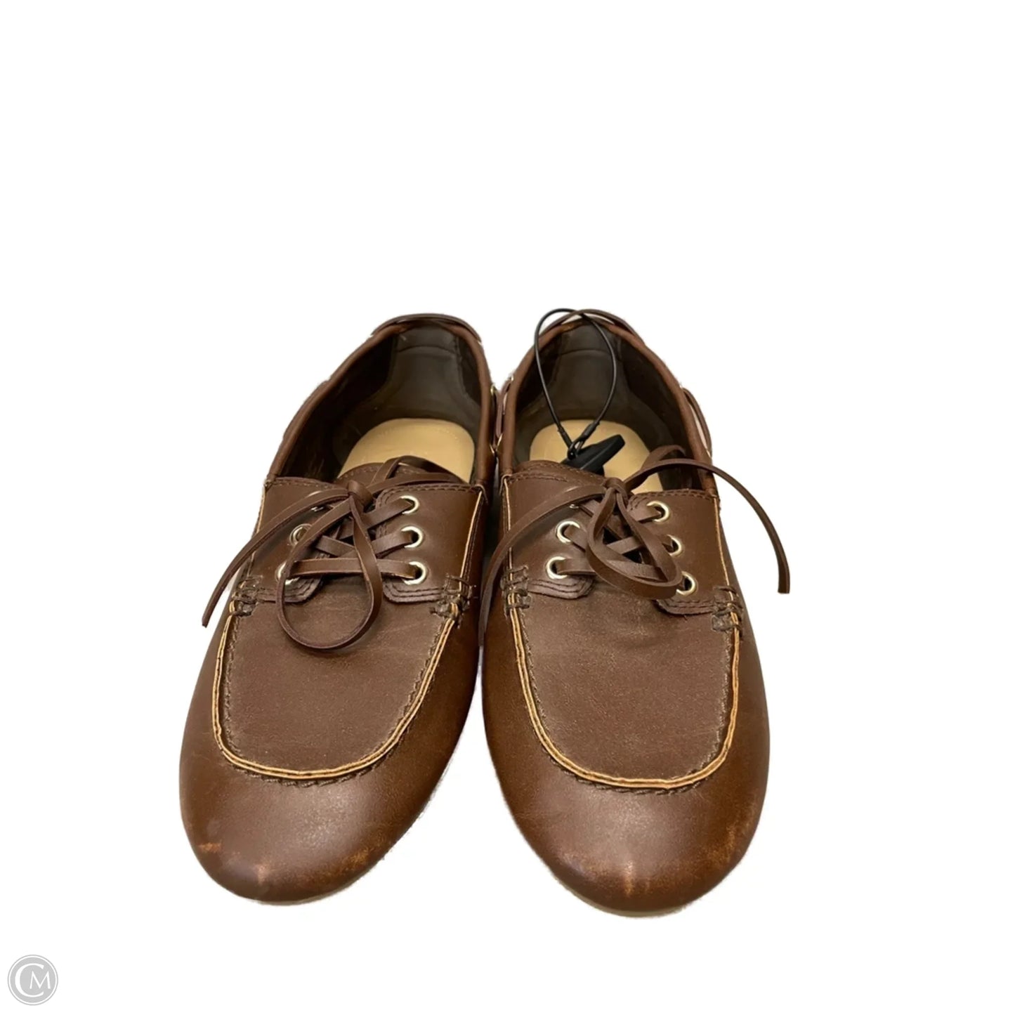 Shoes Flats By H&m In Brown, Size: 8.5