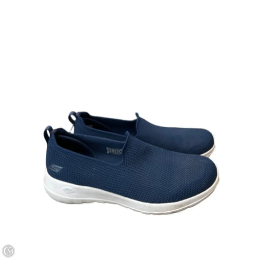 Shoes Athletic By Skechers In Navy, Size: 8