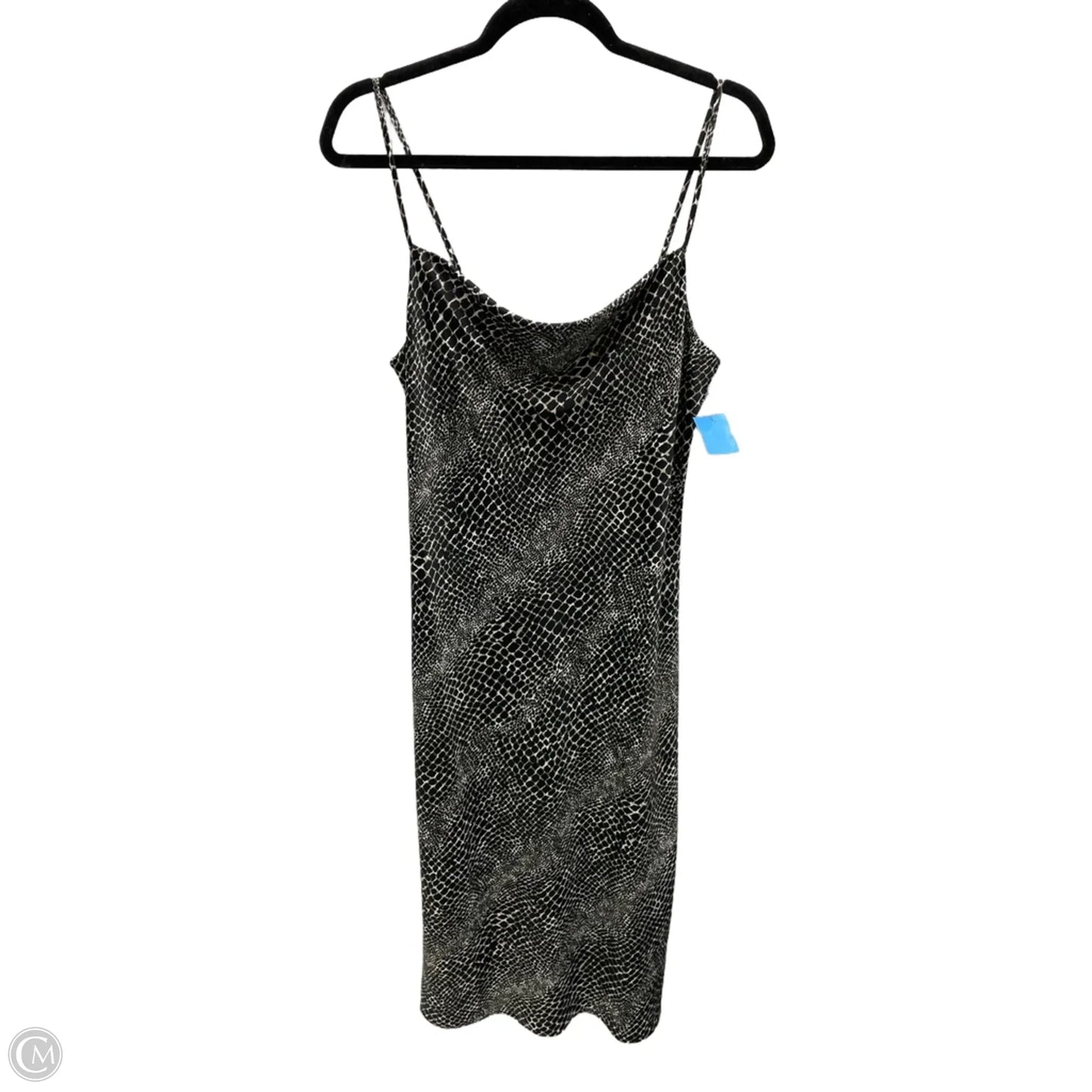 Dress Casual Midi By Banana Republic In Black & Cream, Size: S