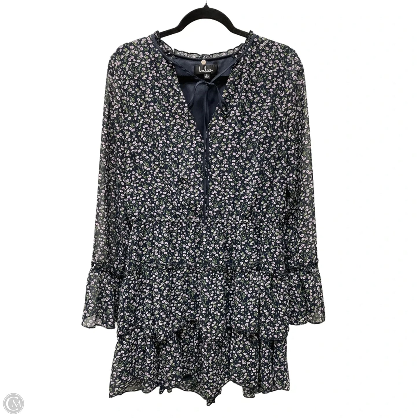 Dress Casual Short By Lulus In Floral Print, Size: L