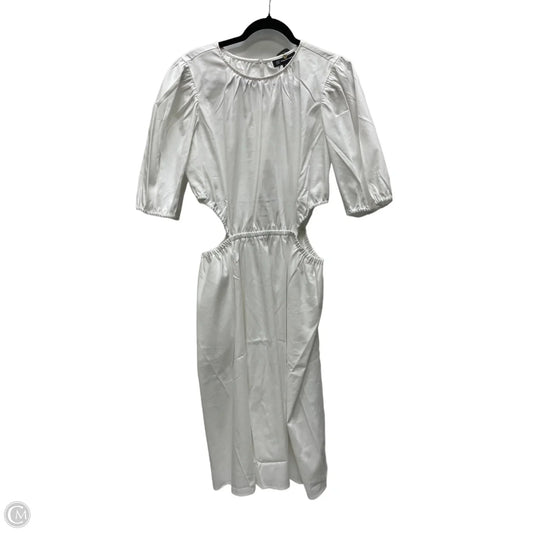 Dress Casual Midi By Inc In White, Size: 2x
