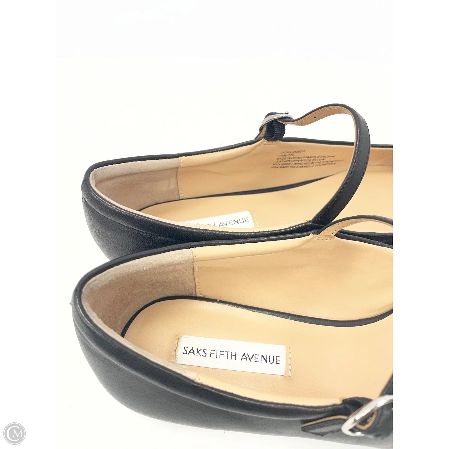 Shoes Flats By Saks Fifth Avenue In Black, Size: 7.5