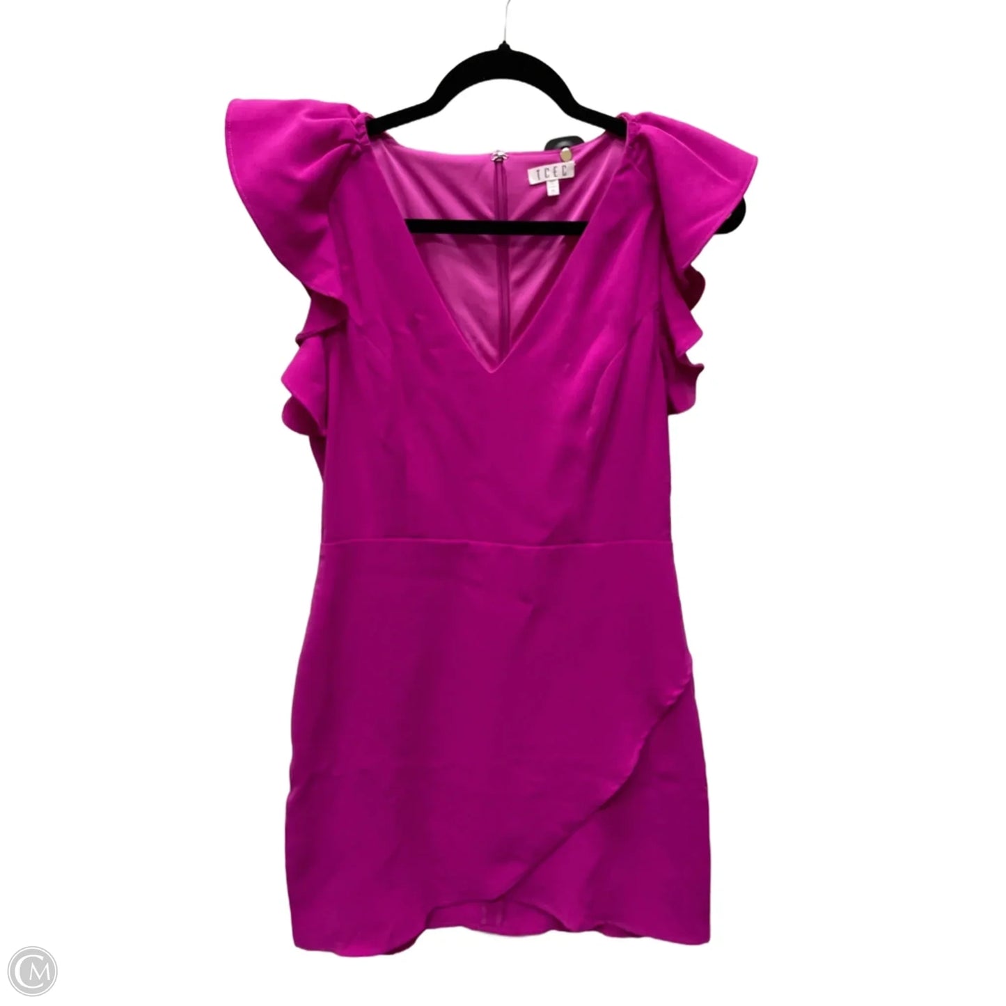 Dress Casual Short By Tcec In Pink, Size: M