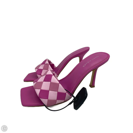 Sandals Heels Stiletto By Marc Fisher In Pink, Size: 8.5