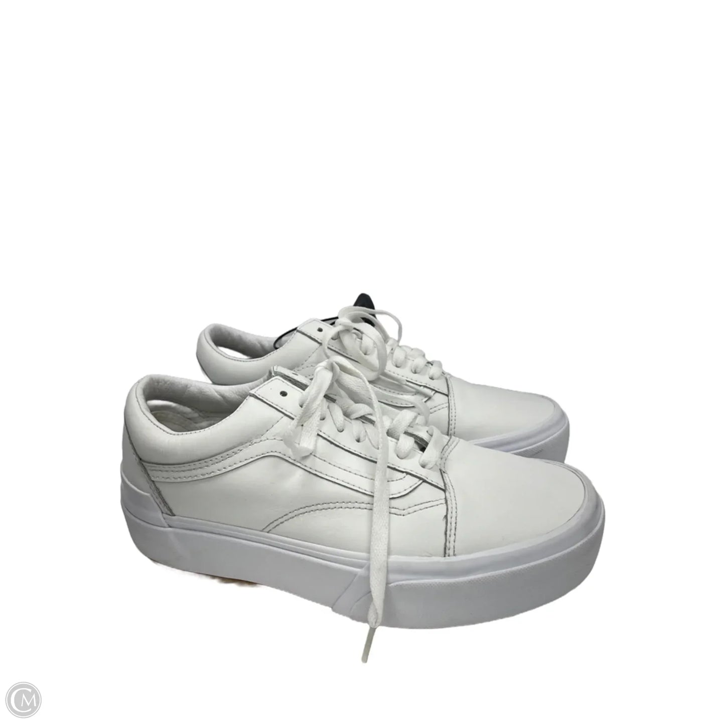 Shoes Sneakers By Vans In White, Size: 9.5