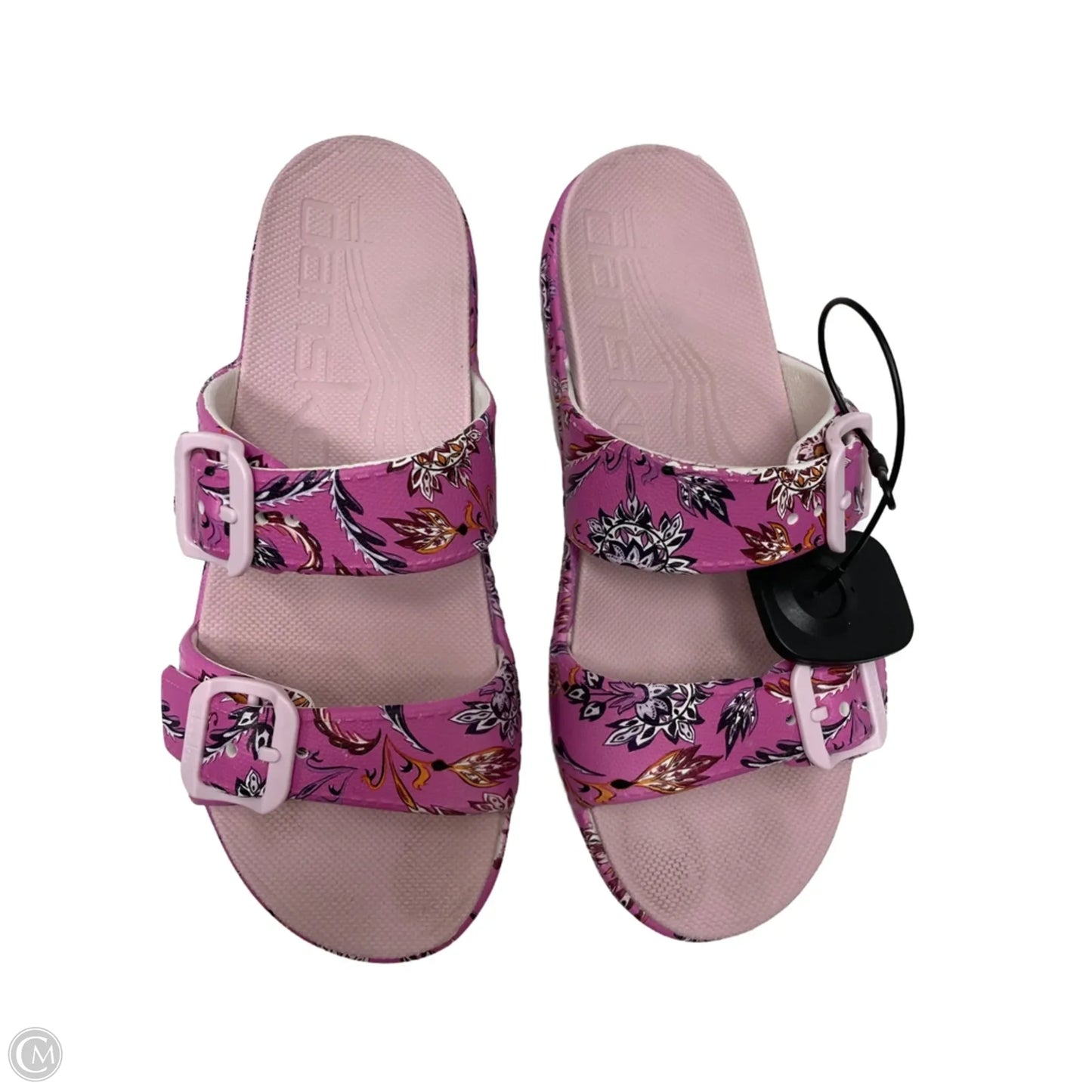 Sandals Heels Platform By Dansko In Pink, Size: 8