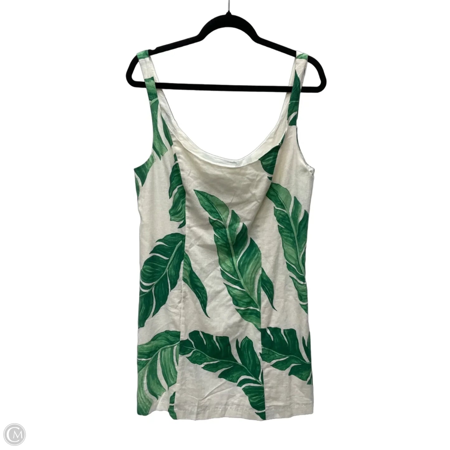 Dress Casual Short By H&m In Tropical Print, Size: L