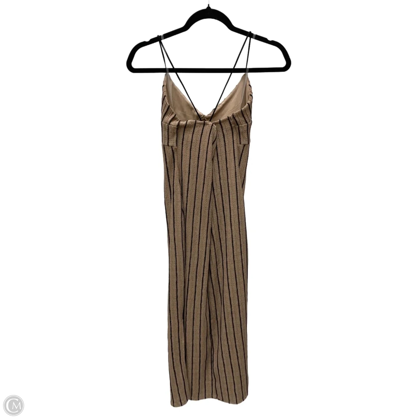 Dress Casual Midi By Derek Heart In Striped Pattern, Size: L
