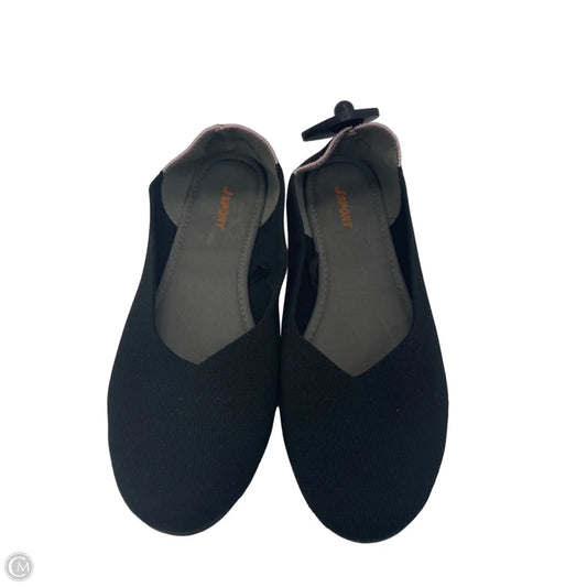 Shoes Flats By Clothes Mentor In Black, Size: 7.5