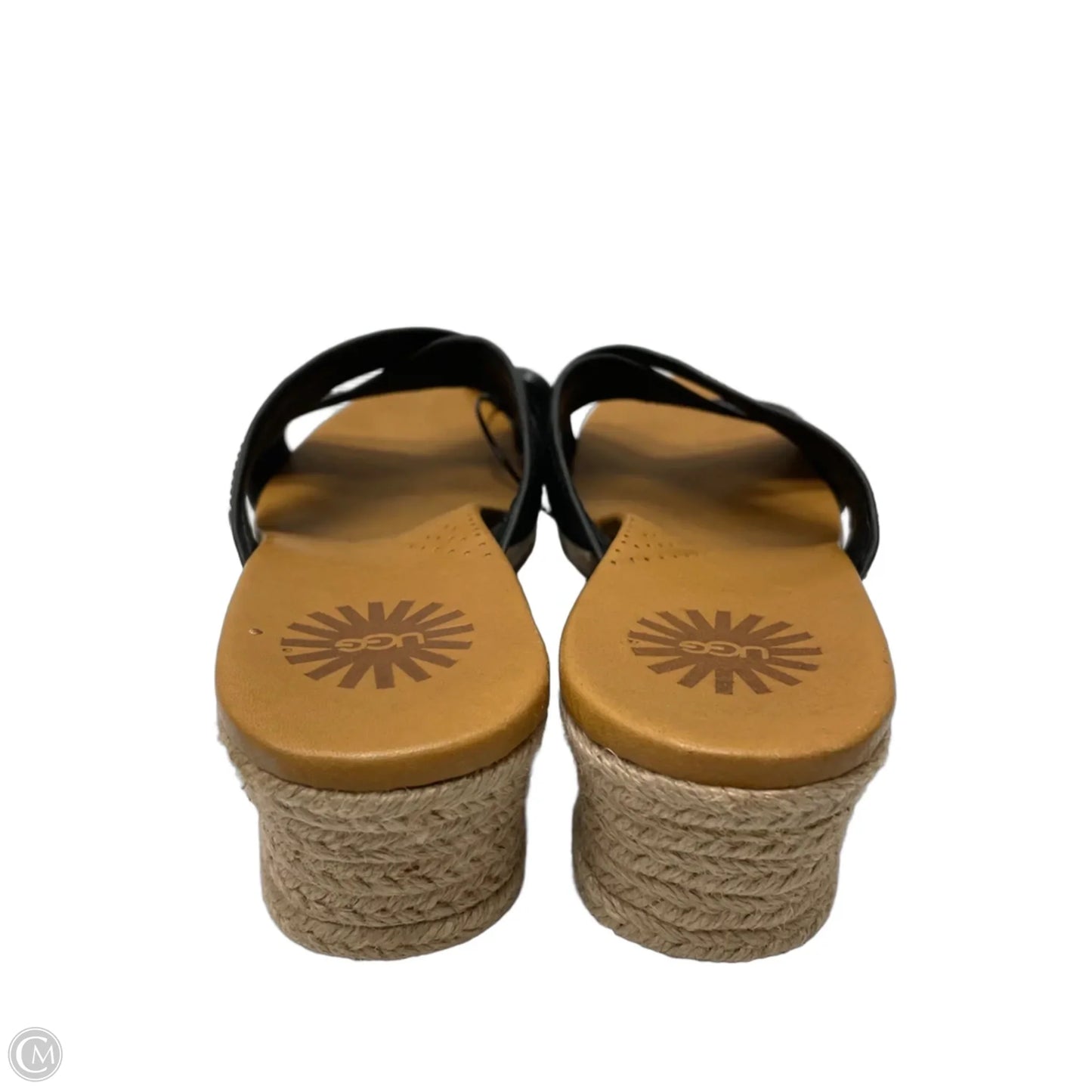 Sandals Designer By Ugg In Black, Size: 9