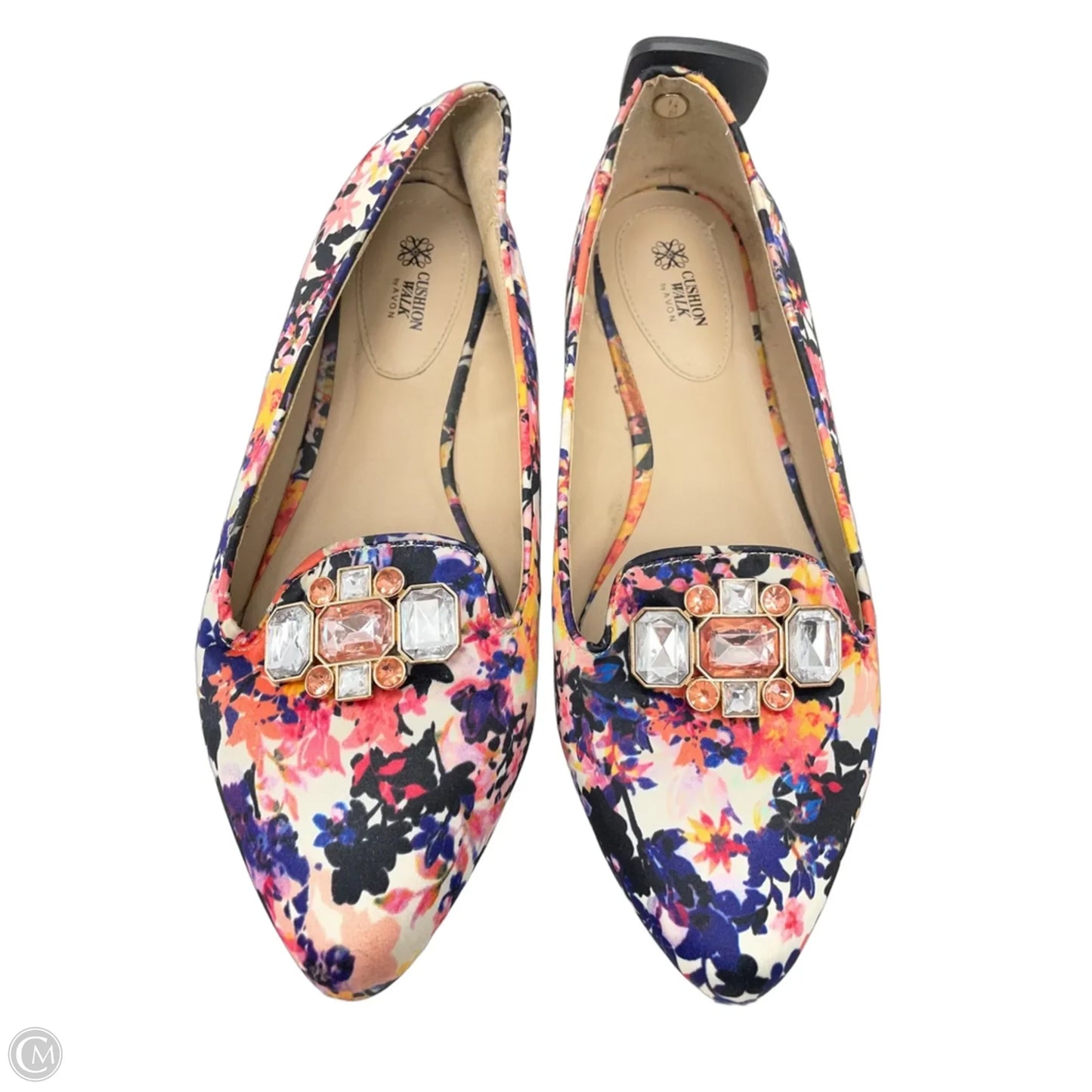 Shoes Flats By Avon In Floral Print, Size: 9