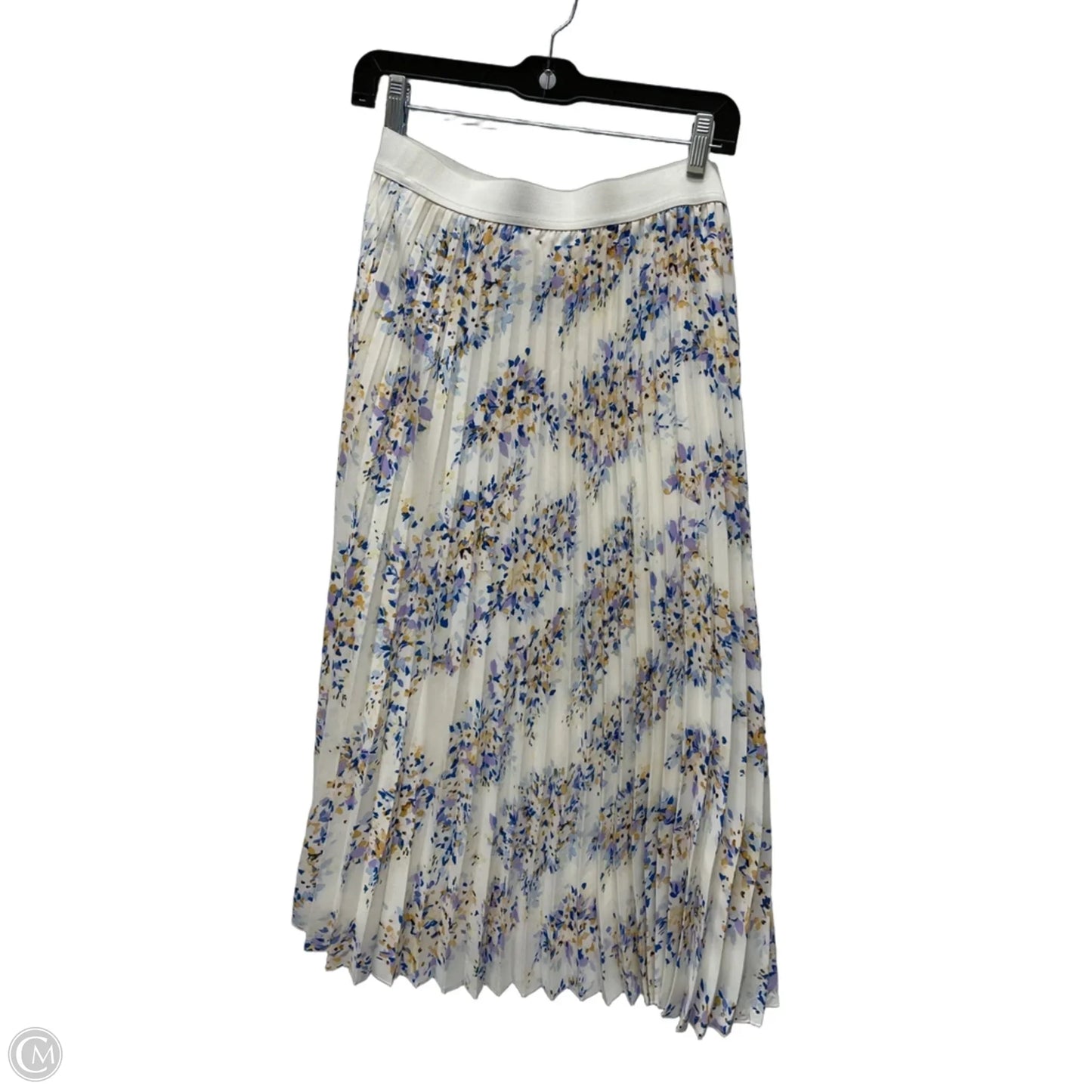 Skirt Midi By Vince Camuto In Floral Print, Size: 12