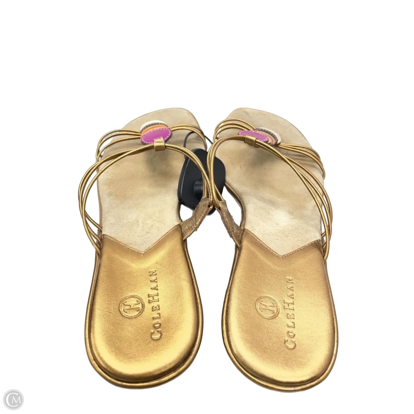 Sandals Flats By Cole-haan In Gold, Size: 8.5