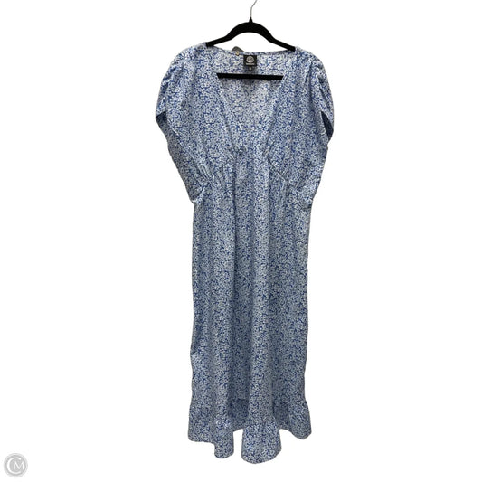 Dress Casual Midi By Bobeau In Floral Print, Size: Xl