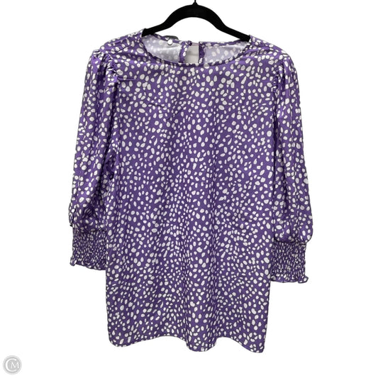 Top Short Sleeve By Clothes Mentor In Polkadot Pattern, Size: Xl
