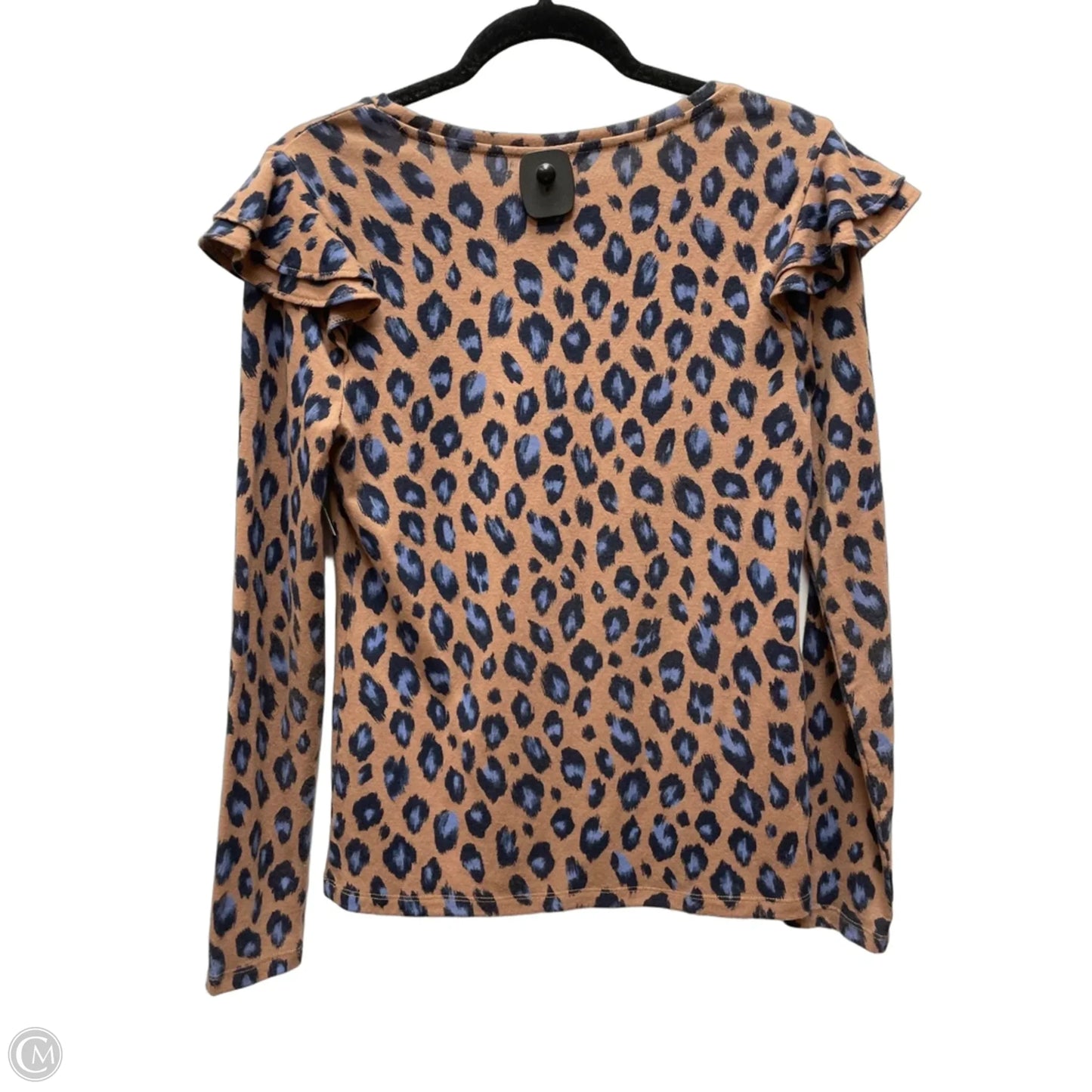 Top Long Sleeve By Ann Taylor In Animal Print, Size: S