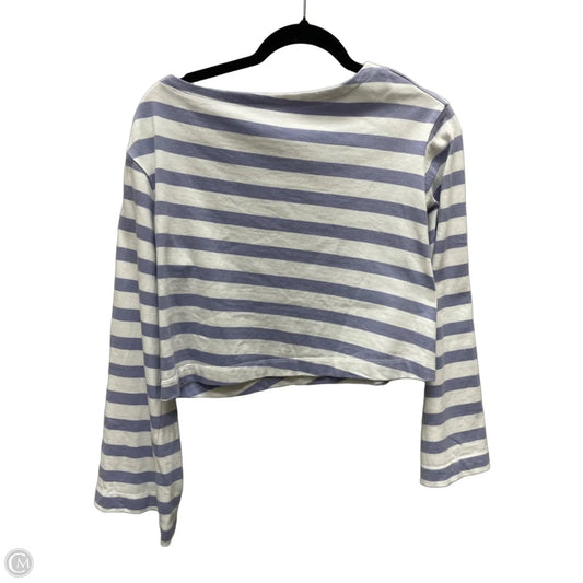 Top Long Sleeve By Maeve In Striped Pattern, Size: Xxs