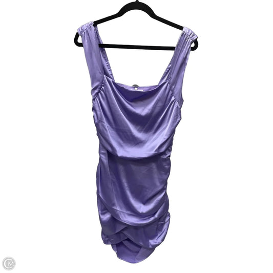 Dress Casual Short By Storia In Purple, Size: L