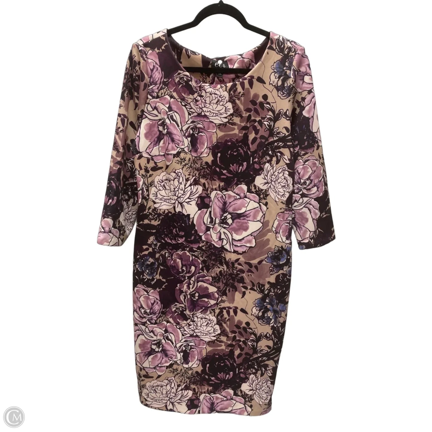 Dress Work By Eci In Floral Print, Size: L