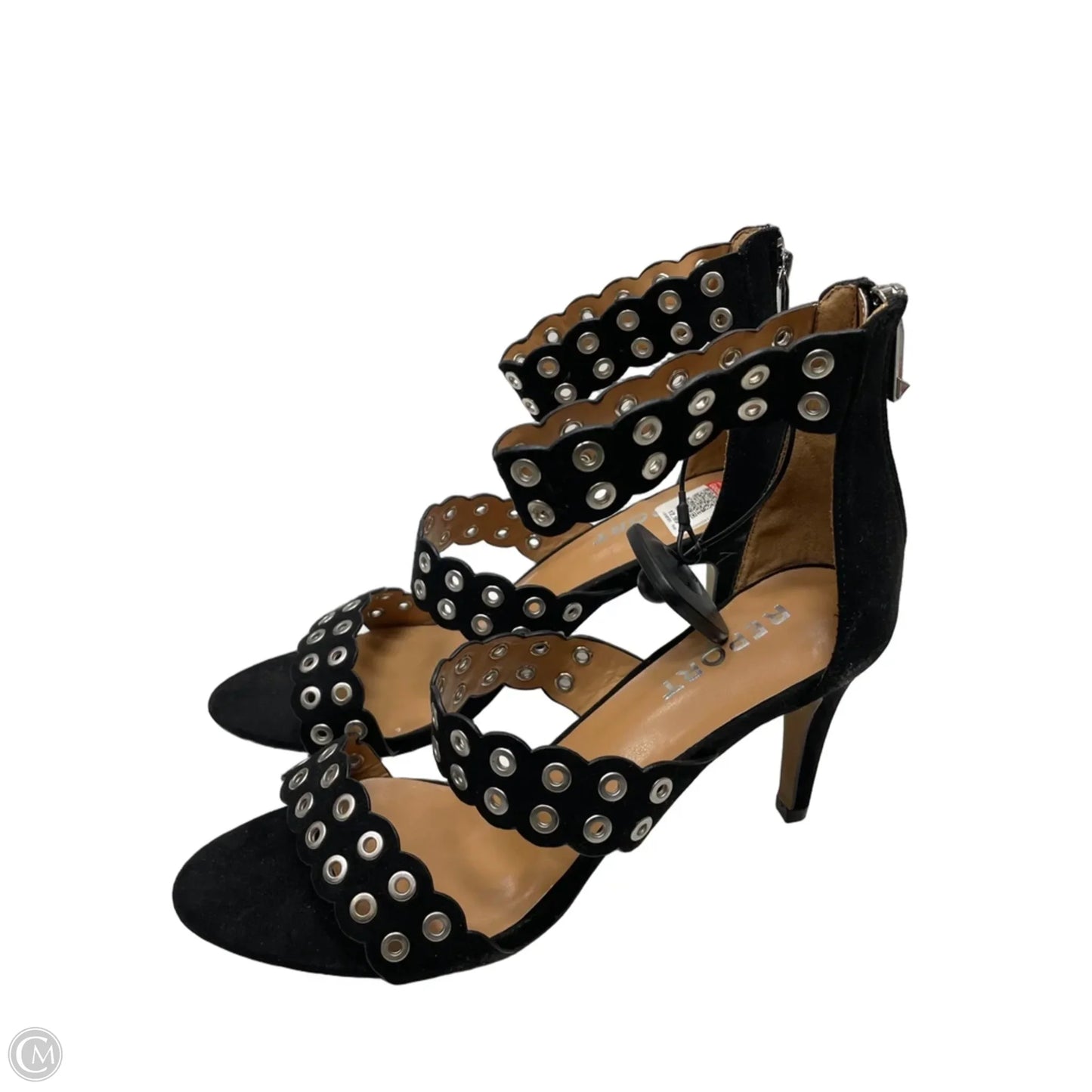 Sandals Heels Stiletto By Report In Black, Size: 10