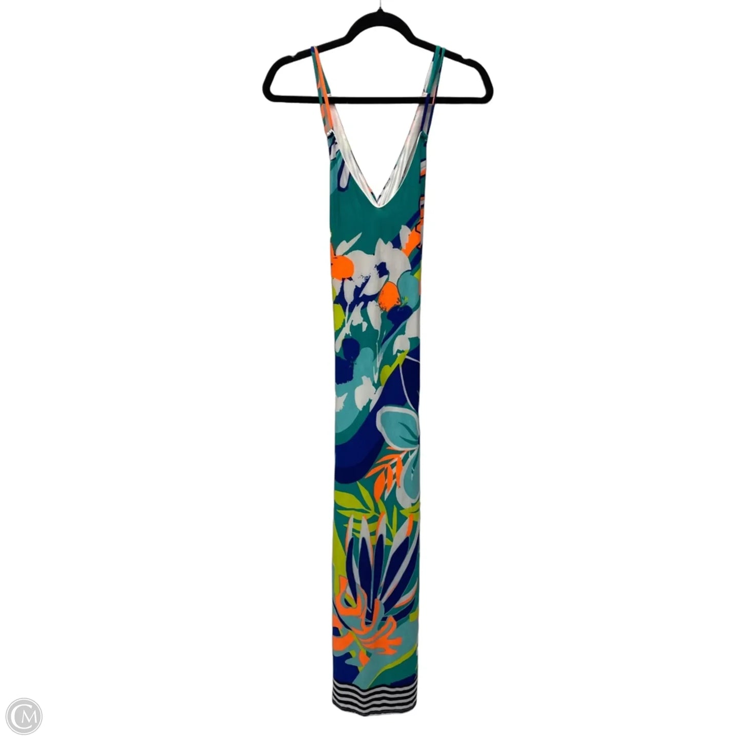 Dress Casual Maxi By Fashion Nova In Tropical Print, Size: M